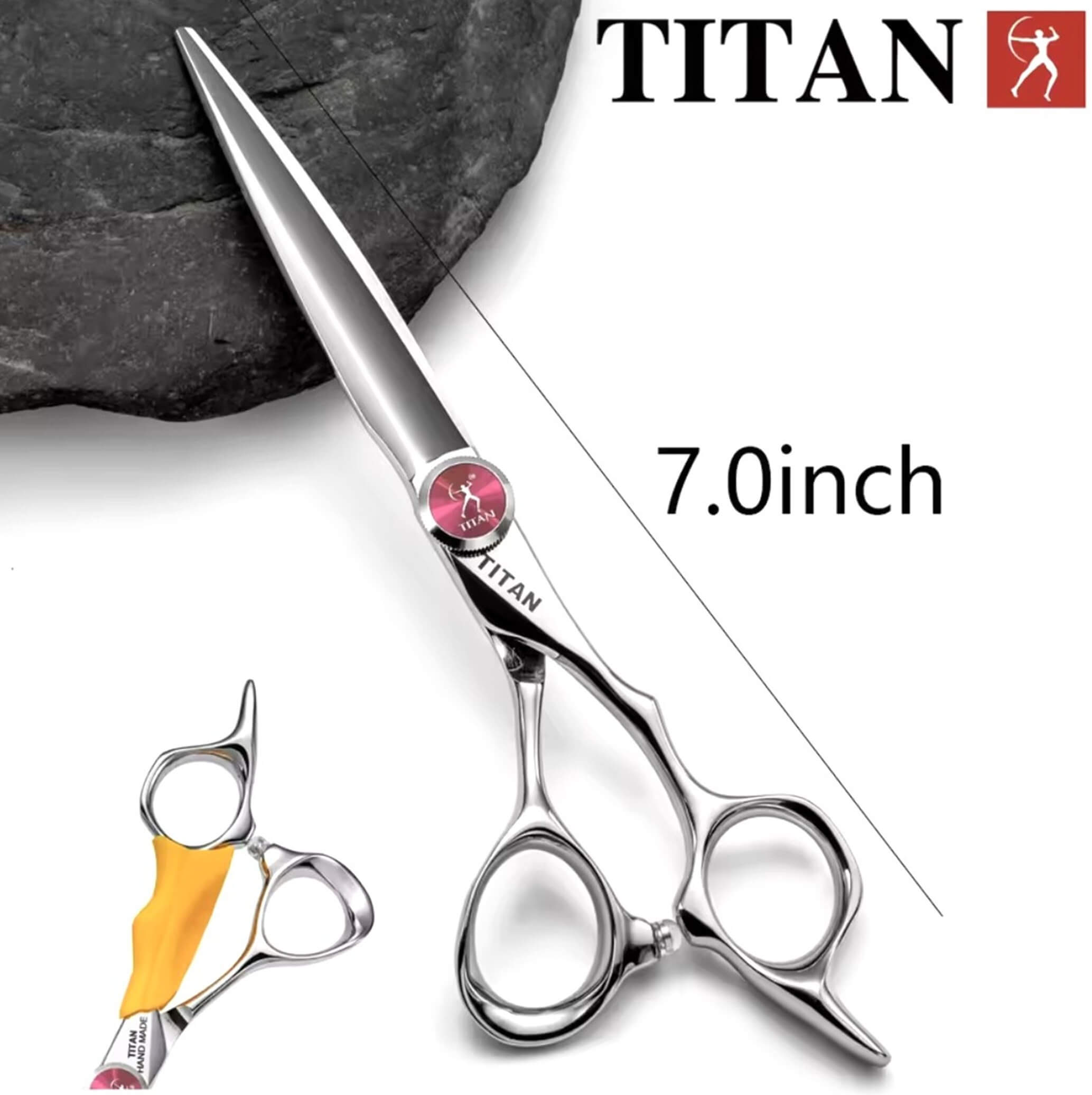 Titan 7 Inch Professional Barber Scissors Handmade Salon Scissor