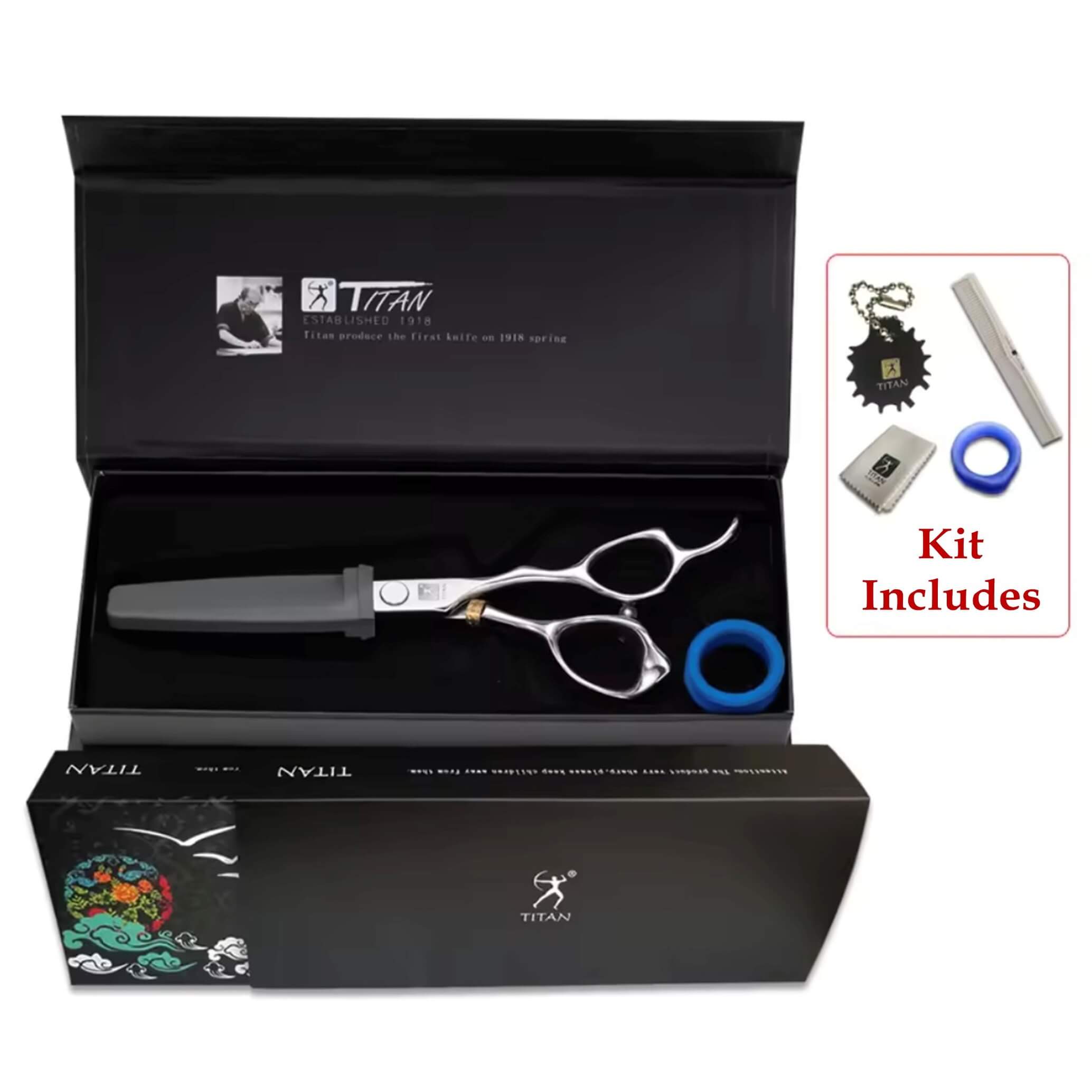 Titan 7 Inch Professional Barber Scissors Handmade Salon Scissor