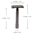 Double Edge Classic Safety Razor/Gun Metal