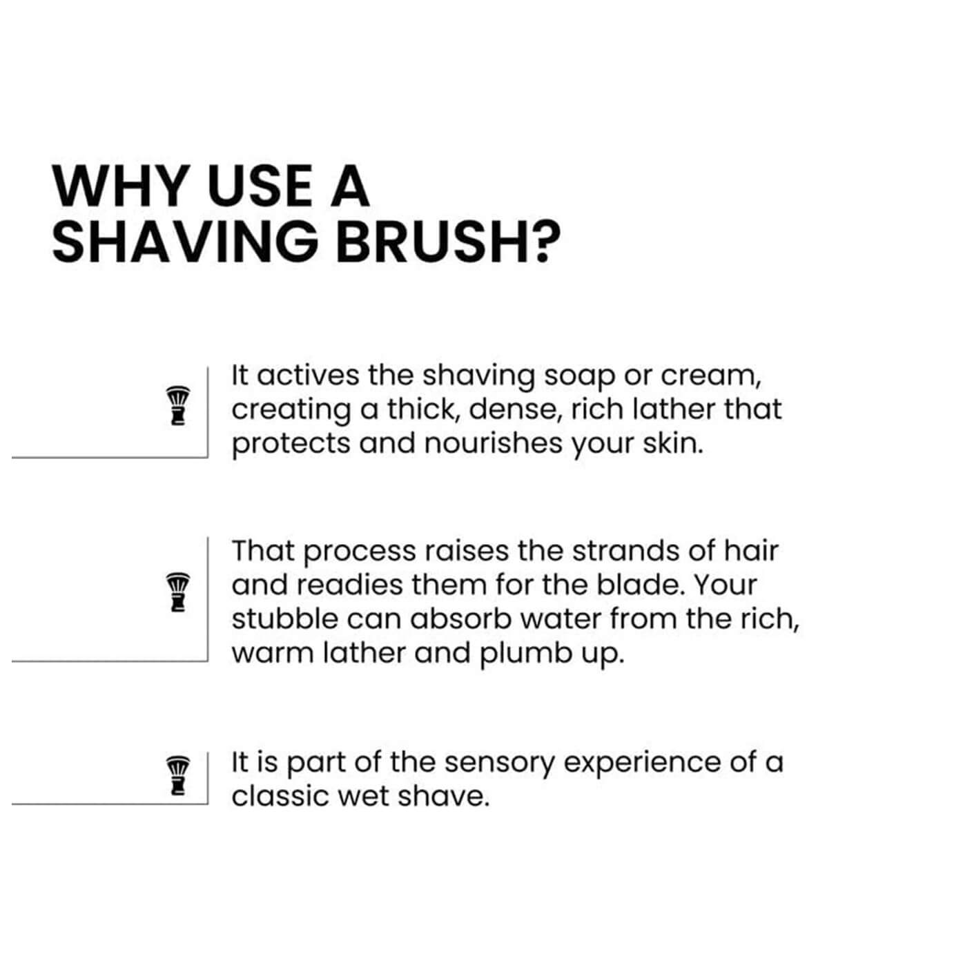 OMEGA Two-Tone Shave Brush – Model# 10075